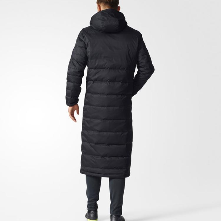 Adidas Warm Casual Long Down Jacket Men Outerwear Black BS0056