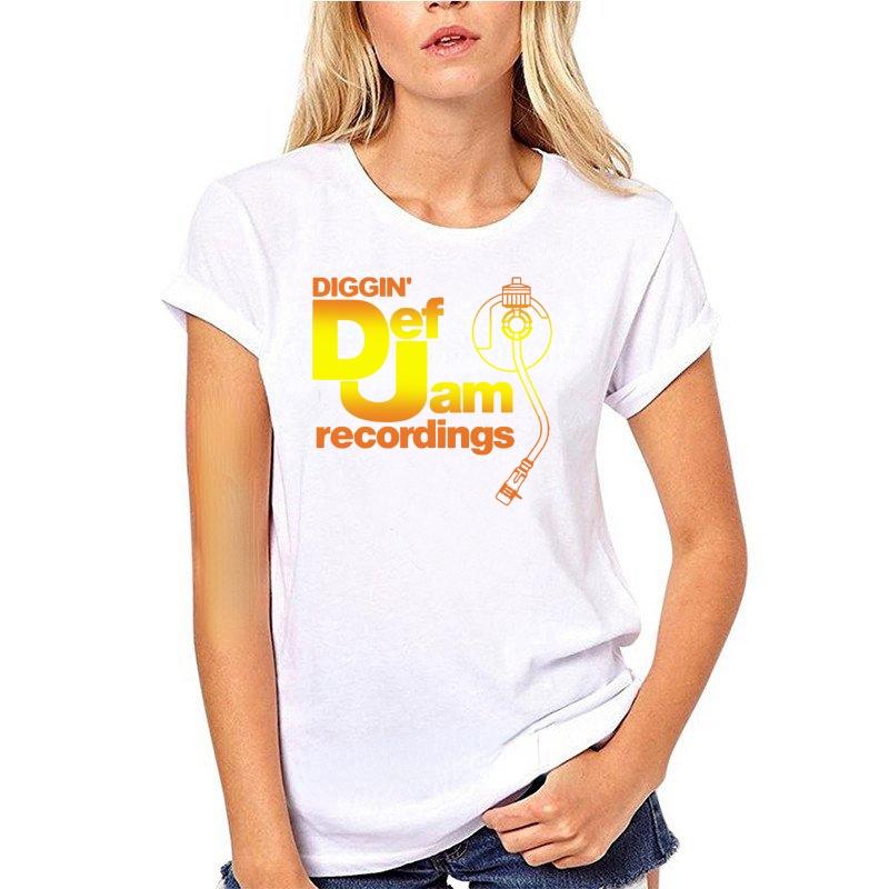 Unisex Kleidung Def Jam Recording Retro Klassisch Seltenes Logo Weiß Schwarz Hemd Unisex Unisex Kurzarm Grafik T-Shirts Harajuku Oberteile