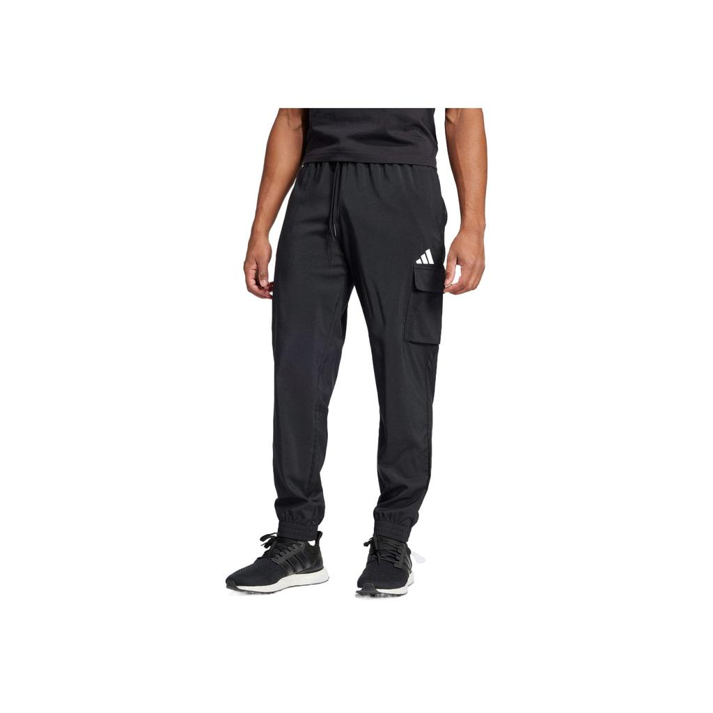 Adidas Warm Comfortable Skin-Friendly Casual Work Pants Men Bottoms Black JF3538