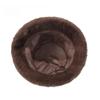 New Cool Women Warm Thick Bucket Hats Lady Female Cool Panama Autumn Winter Outdoor Solid Color Fisherman Cap Hat For Women