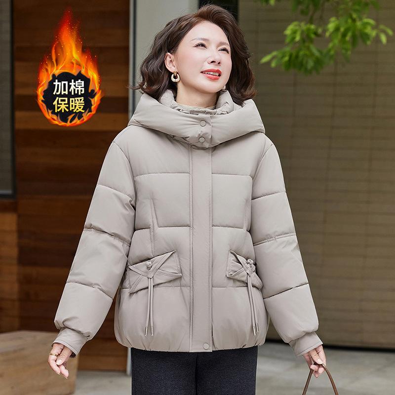 Removable Hat Cotton Clothes Women's Winter New Small Short Cold Cotton Clothes Warm Jacket Thickened Women's Clothing