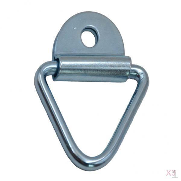 

3 Pieces Lashing & Cheat Anchor Zinc For Truck Trailers Van Boat