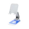 Foldable, Height-Adjustable Phone Stand for Streaming and Viewing - Portable and Multi-functional Storage Design