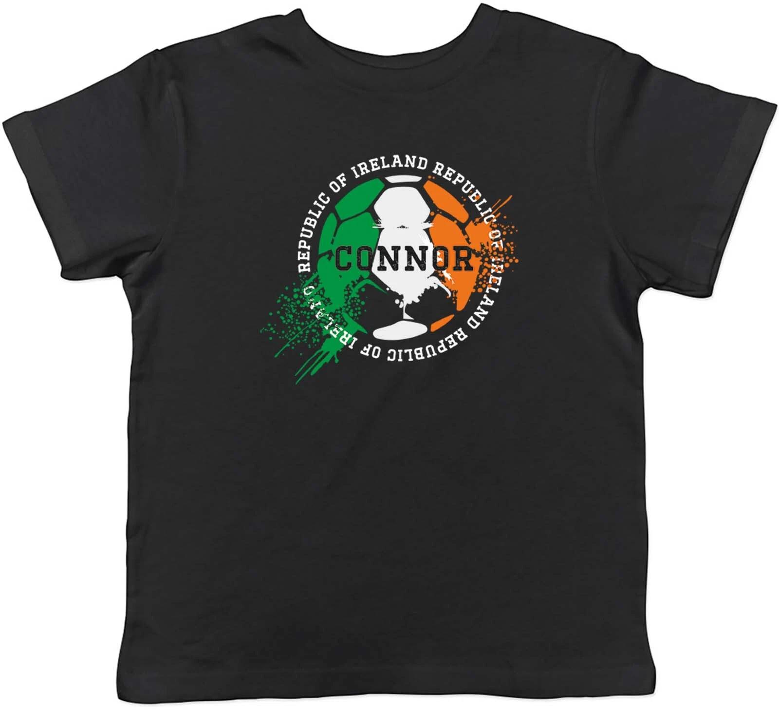 Personalised Republic Of Ireland Football Sports Kids T-Shirt Boys Girls Gift 150