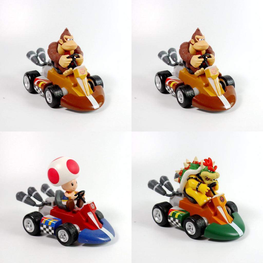 Super Mario Collection Prinzessin Peach Rückziehwagen Spielzeug Mit Exquisiter Pvc Figur Für Kinder