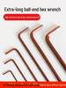 S2 Extended Ball Head Hex Key Wrench, High Strength Hardened 5mm/4mm Hexagonal Tool