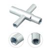 40Cr Steel 7.7*7.7cm Cross Faucet Wrench Hand Tools