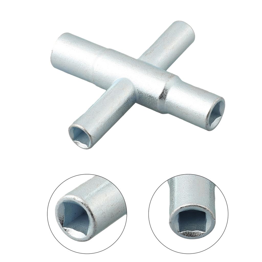 40Cr Steel 7.7*7.7cm Cross Faucet Wrench Hand Tools