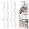 Hooks Hanger For Efficient Cabinet Burr-Free Cabinet Organizer Clothes Lightweight Multi-Function Space Saving