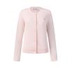 FILA Golf Series Fashion Simple Classic Casual Cute Pink Sweet Versatile Comfortable Woven Cardigan Knitwear Women cardigans A11W625415FPK