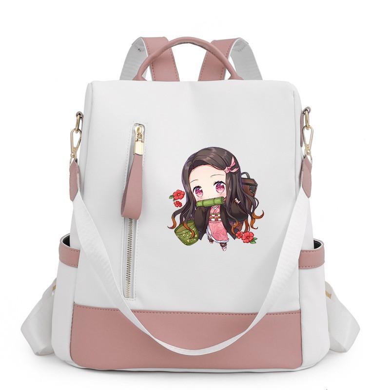 Stilvoller Oxford-Nylon-Rucksack für Damen Streetwear Reise Schultasche Mit Wasserdichten Diebstahlschutz-Merkmalen