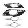 2PCS Front Fog Light Grille Cover Trim 2118850922 Replacement for E320 E350 E550 2007?2009