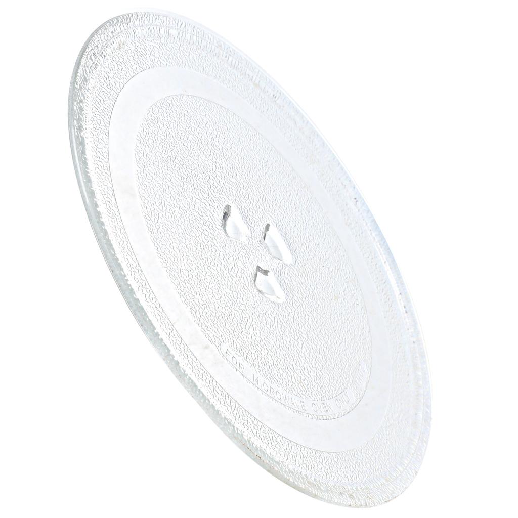 Microwave Glass Turntable Plate Y Shape Base 24.5cm Heat Resistant Replacement Tray Suitable for Optimal Stability
