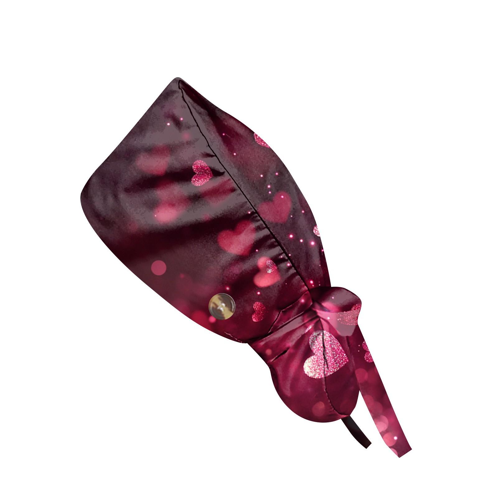 

Модная кепка с принтом ко Дню святого Валентина, повседневная женская кепка с хвостиком, кепка Wash, кепка Baotou One Size