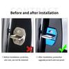 -4PCS Car Door Lock Cover Stickers For BMW 3 5 Series G30 G32 6GT X1 X2 X3 X5 G01 G02 F48 F39 G07 G11 F15 F20 G20 G05 Accessorie