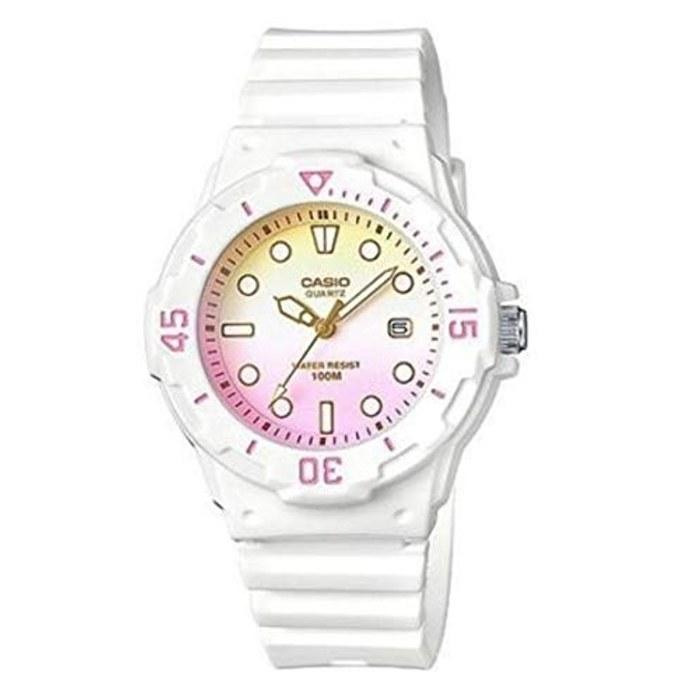 Casio LRW-200H-4E2 Digital Watch (White/Pink/Yellow)