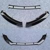 Gloss Black Car Front Bumper Splitter Lip Diffuser Body Kit Spoiler Guard For Ford Fiesta 2014 2015 2016 2017 2018 2019 Model