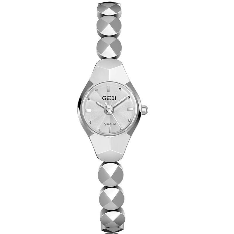 Goldie Gedi Exquisite Compact Round Dial Fashion Premium Versatile Bracelet Watch Waterproof Ladies Quartz Watch