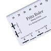 Guitar Neck Ruler Accurate Portable for Guitar Action Ruler Gauge PVC String