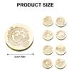 3Pcs Wax Seal Stamp Head Scrapbooking Stamp Head Emboss Sealings Waxes Stamp Head Brass Sealing Stamp Head Replacement