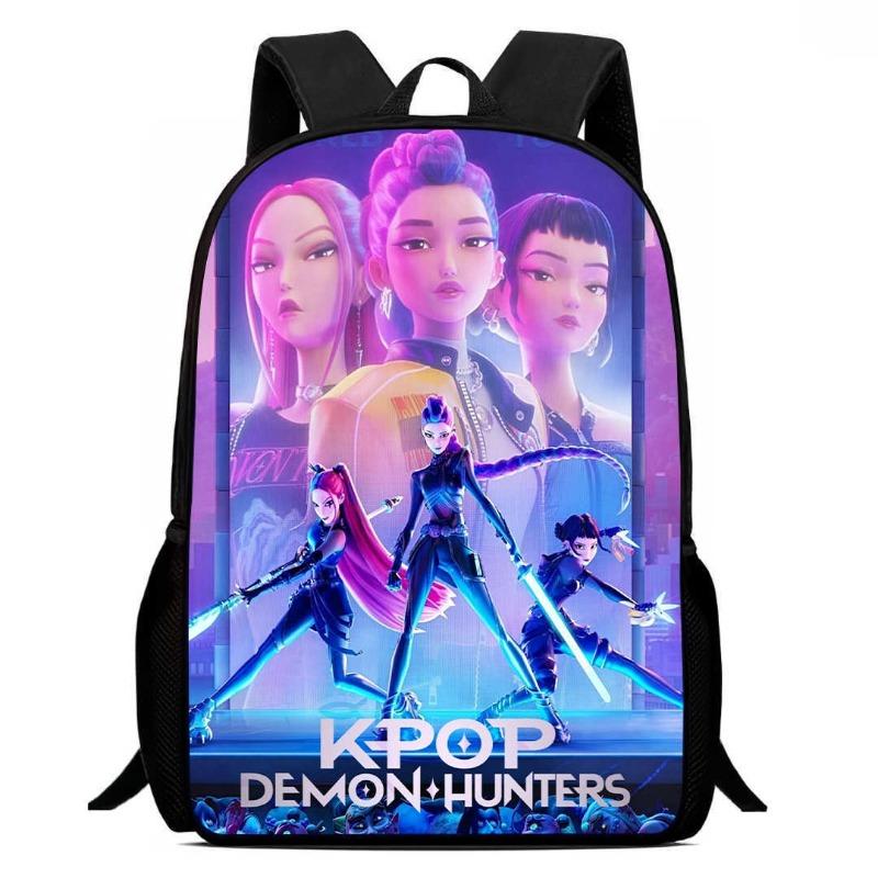 New Kpop witch hunter girl group schoolbag high definition printing casual cross border lightweight backpack 15inch