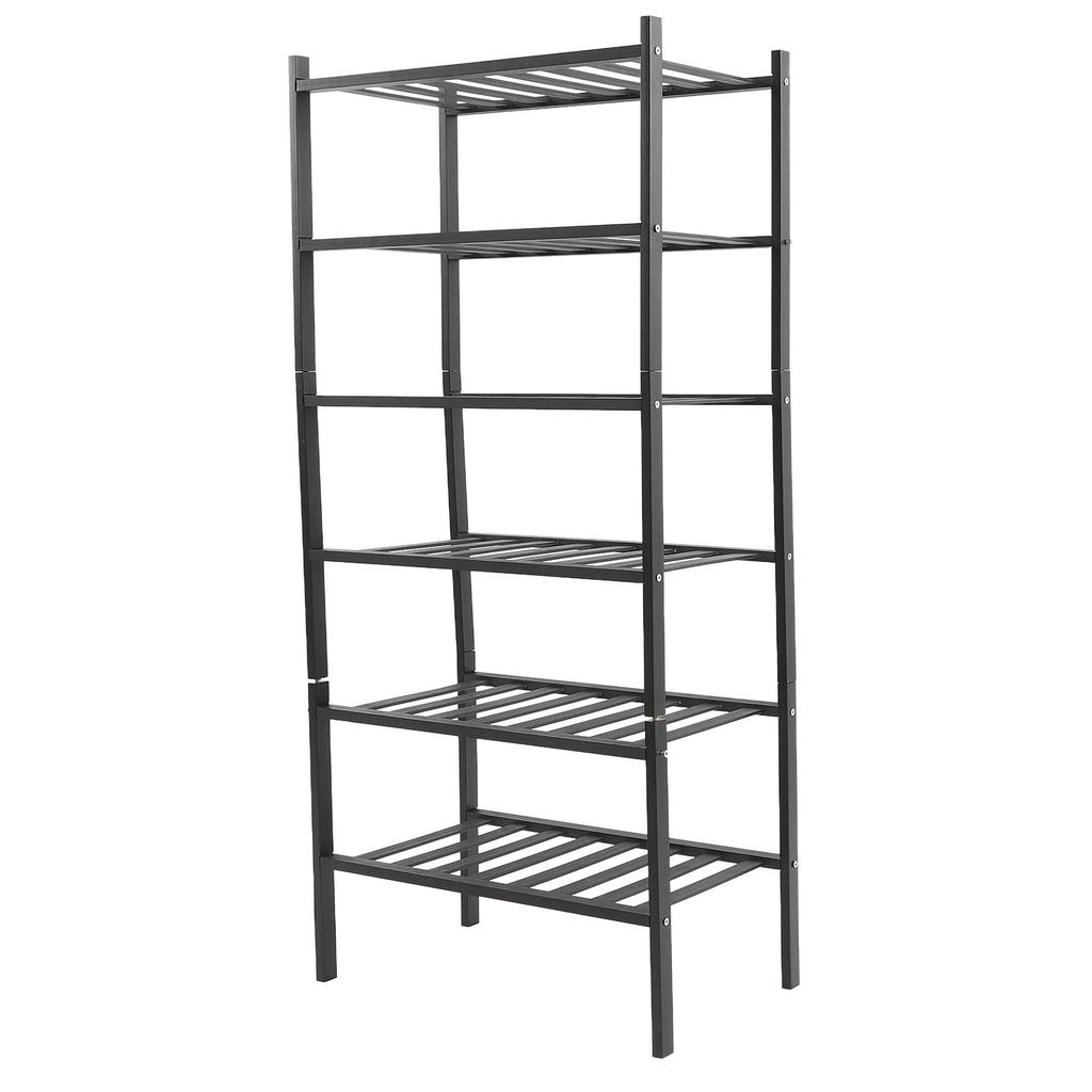 Bamboo Shoe Rack  Able Shoe Shelf Storage   for Closet Entryway Hallway Bathroom Living Room