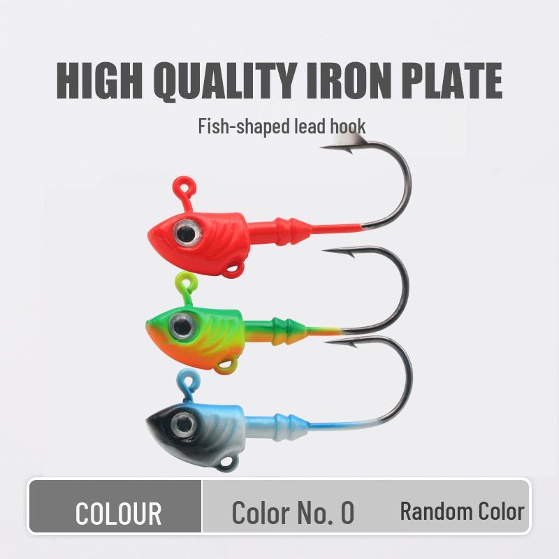 Fish Head Jig: 40g/45g Soft Bait for Long Cast, Sea Bass & Bass Lure