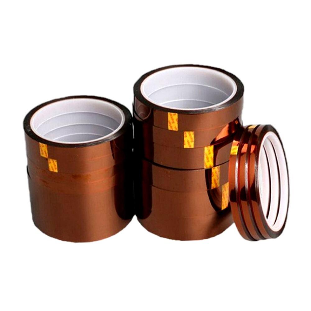 4pcs Strong Adhesive Sublimation Heat Tape 0.5cm x 33m Polyimide Heat Tape DIY