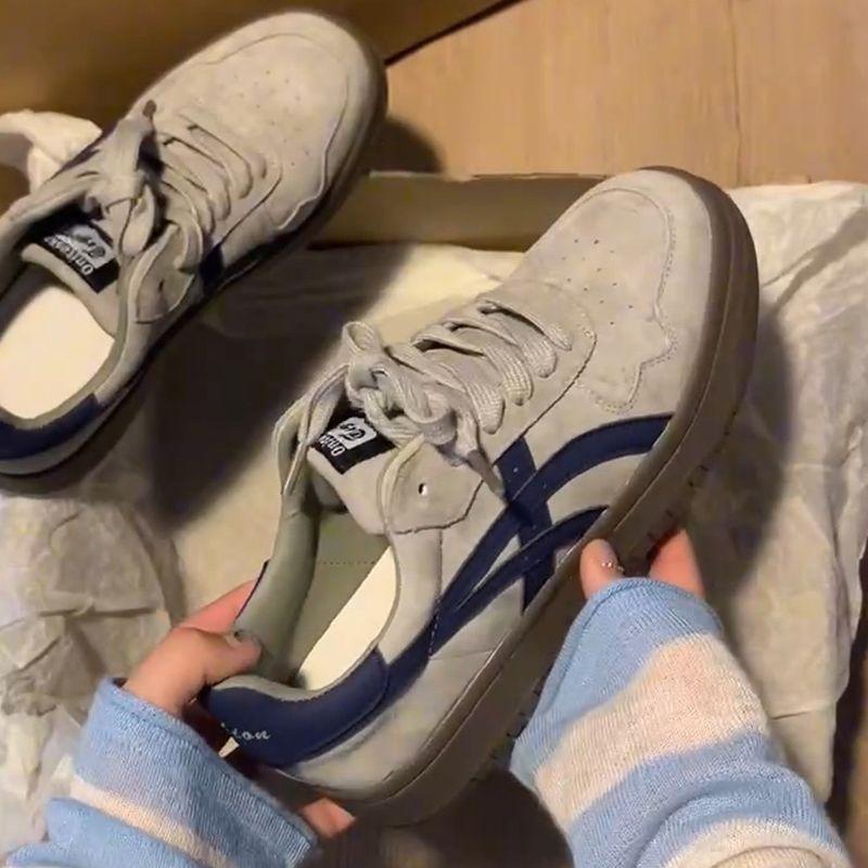 Plateforme automne femme nouvel étudiant chaussures de planche rétro polyvalentes chaussures de pain décontractées