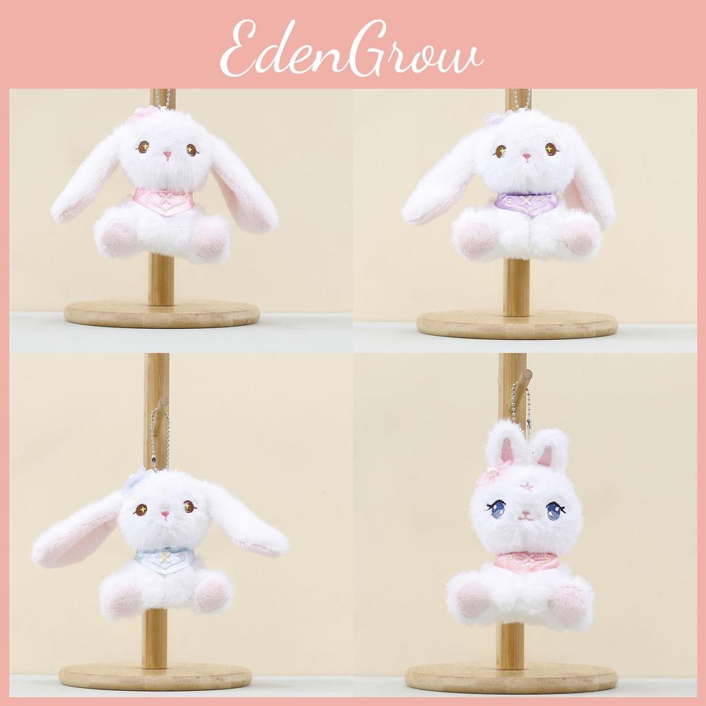 Rabbit Soft Plush Toy With Pp Cotton Filling For Decor And Gifts Doll Keychain