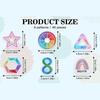 Kids Favors Breath Calm Anxiety Sensory Stickers Anti Stress Tactile Calm Stickers Self Adhesives Decals For Stationery Sticker