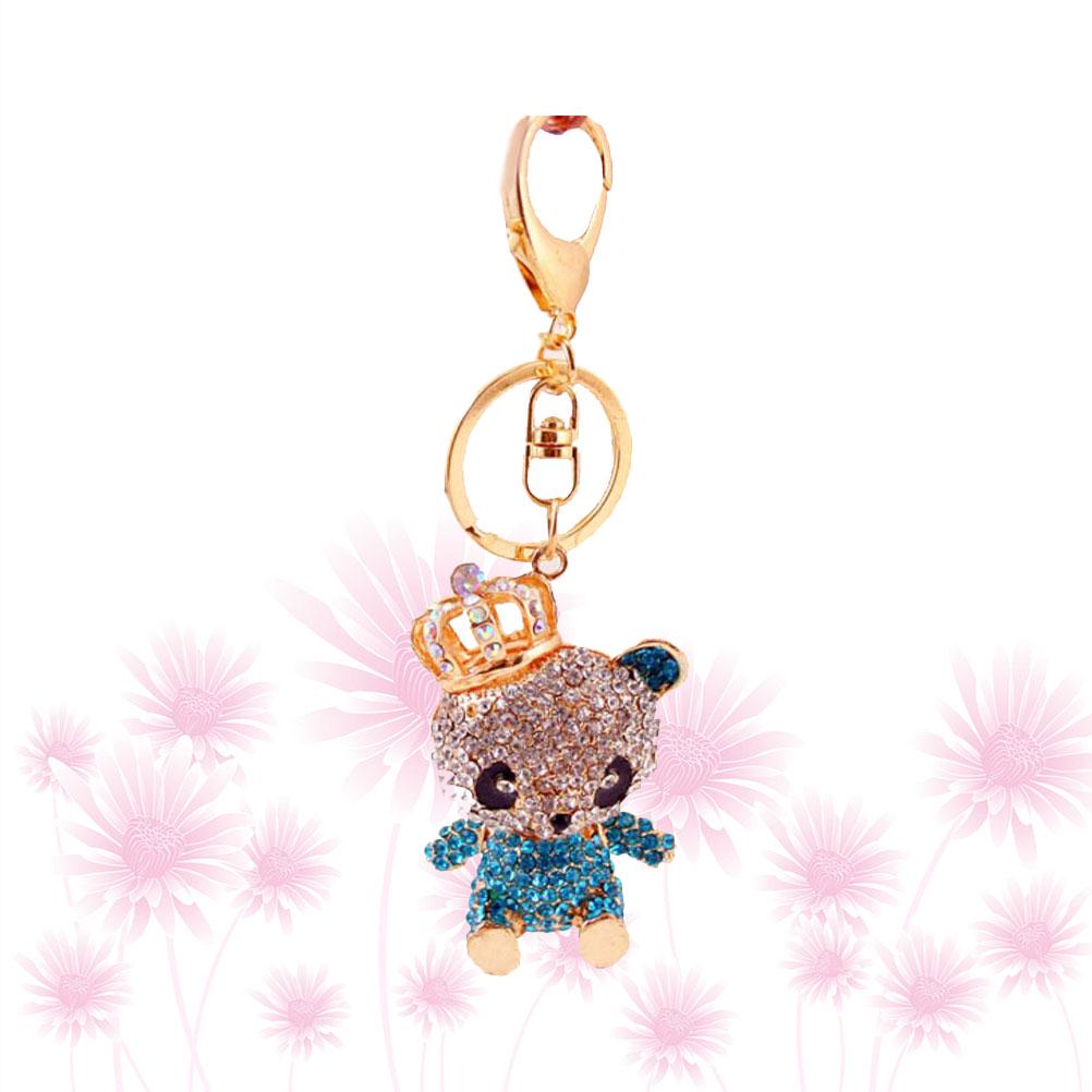 PANDA Crown Keyring Handbag Charm Diamante Rhinestone Charm AUTHENTIC PINK PINK PANDA Crown Keyring Handbag Charm Diamante Rhinestone Charm AUTHENTIC PINK PINK