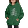 Sweatshirts For Teen Girls Hoodies Long Sleeve Drawstring Pullover Cute Printed Oversized Hoodie Christmas