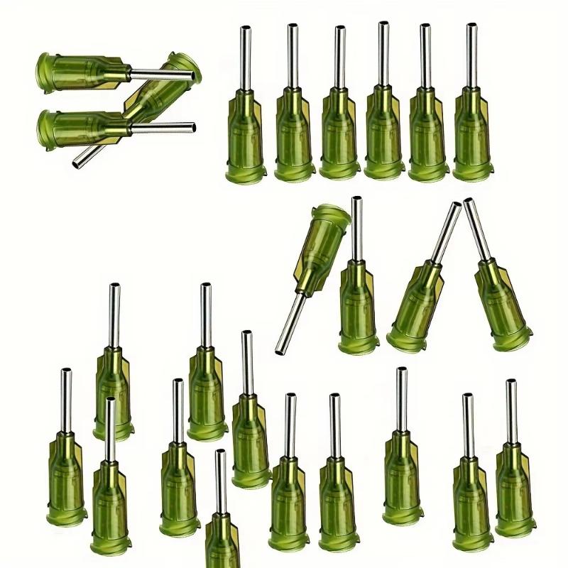 Luer Lock Blunt Dispensing Needles 14 Ga 1/2 Inch 30/100 Pcs Set for Epoxy Resin Craft Jewelry Making Projects