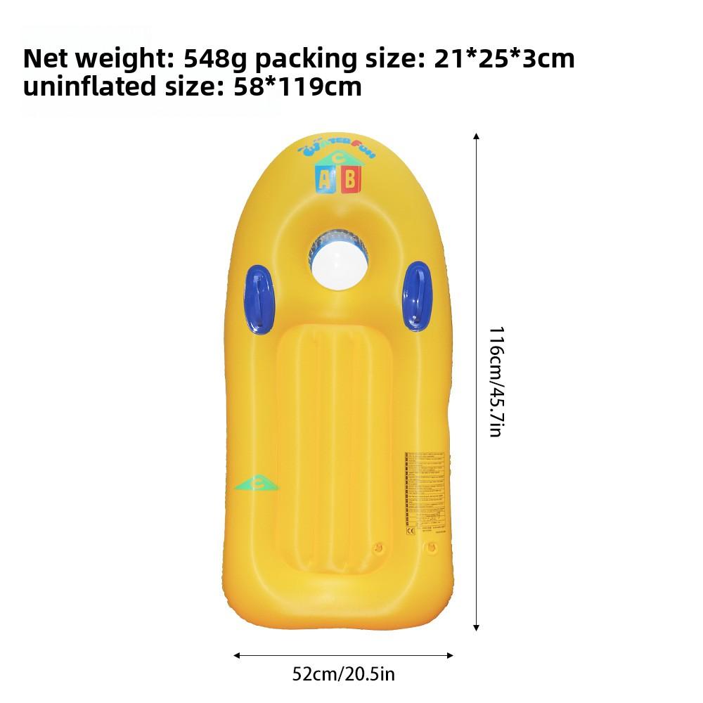 Inflatable Surfboard with Handle - Foldable, Suitable for Beginners and Adults, Beach Equipment, Water Sports, Surfboard, Adult Surfing