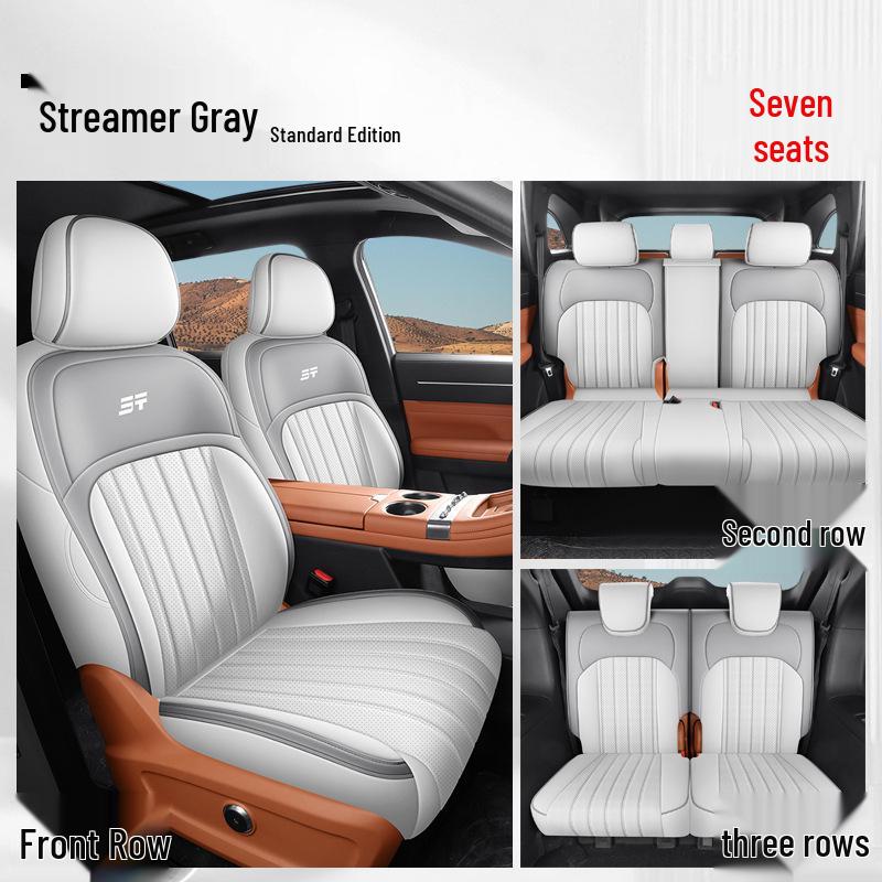 Universal All-Season Leather Seat Cover for Geely Galaxy Starbright 8