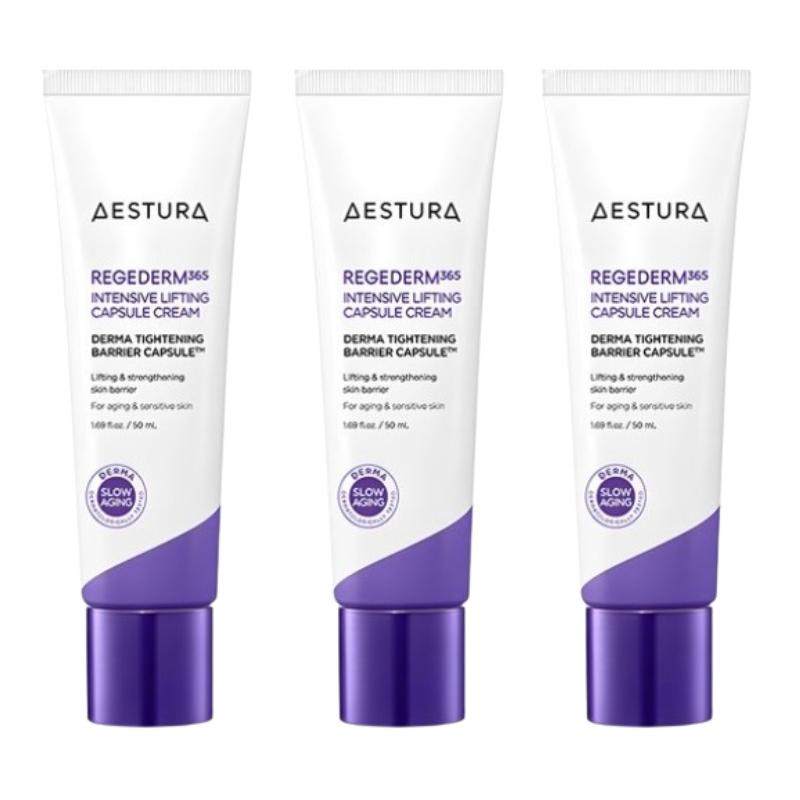 Aestura Regederm 365 Intensive Lifting Capsule Cream 50ml – Barrier Strengthening, Nourishing Anti-Aging Moisturizer