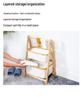 Multi-layer Folding Storage Rack for Bedroom, Living Room, and Bathroom