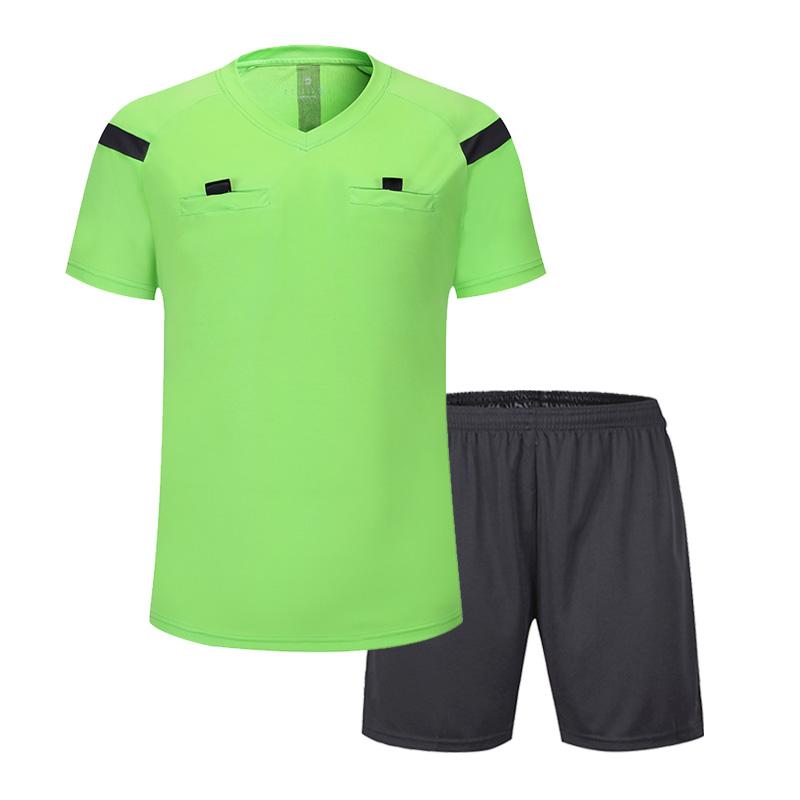 2024 Factory Price Cheap Soccer Referee Shirt Training Shirt Soccer Referee Uniform Set