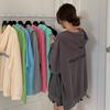 Women's Lace-Up Hooded Cardigan – 2023 Autumn/Winter Korean Style Loose Fit Jacket