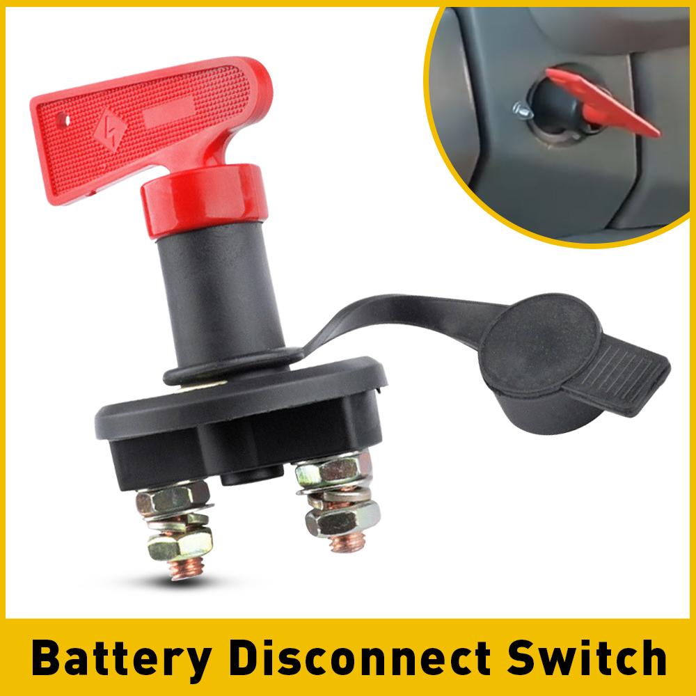 DC 12-24V 100A 200A 300A Car Rally Battery Switch Disconnecter Power Isolator Cut Off Switch Kit For Truck Car Motorcycle Boat