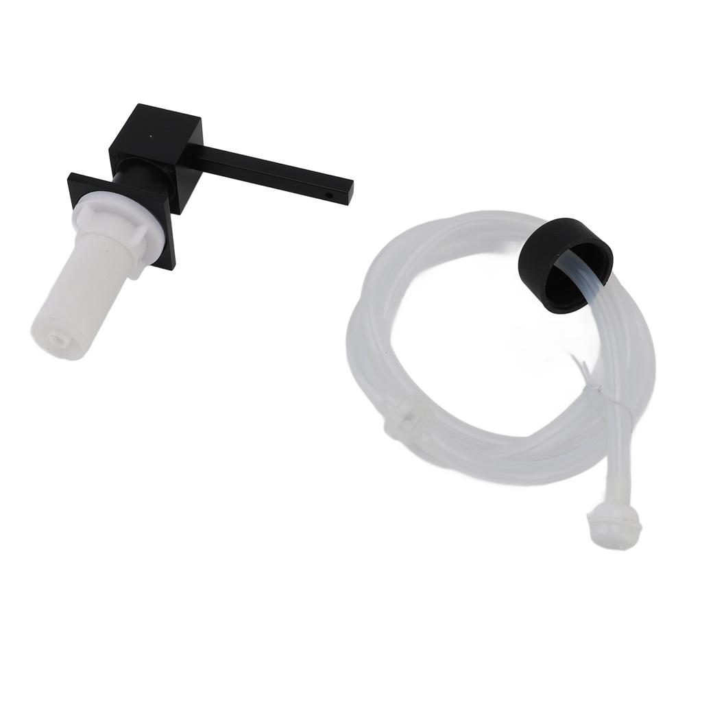 Soap Dispenser for Kitchen Sink, Built in Sink Soap Dispenser with 39.4in Silicone Extension Tube Kit, Countertop Soap Dispenser Pump, Say Goodbye to