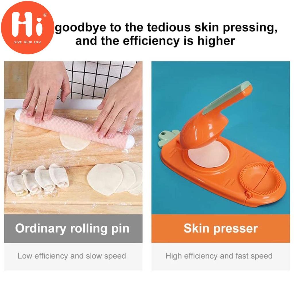 Hi Clean Easily Dumpling Skin Maker Hanging Hole Design Practical Artifact DIY