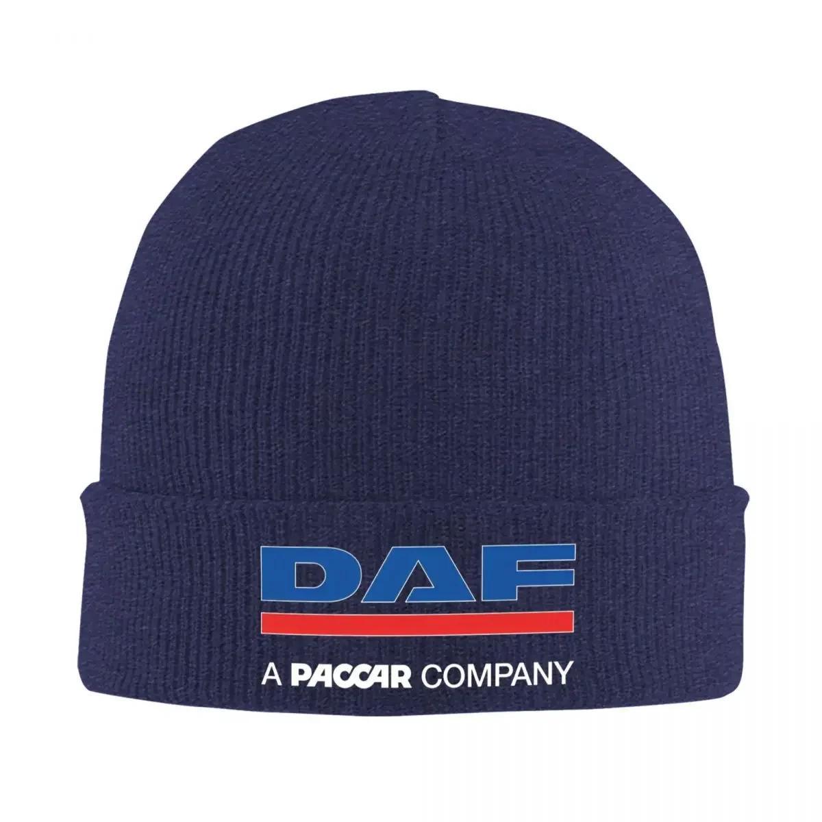 

DAF Trucks Bonnet Hats logo Skullies Beanies Adult Unisex Funny Elastic Beanie Hats Spring Hippie Design Cap