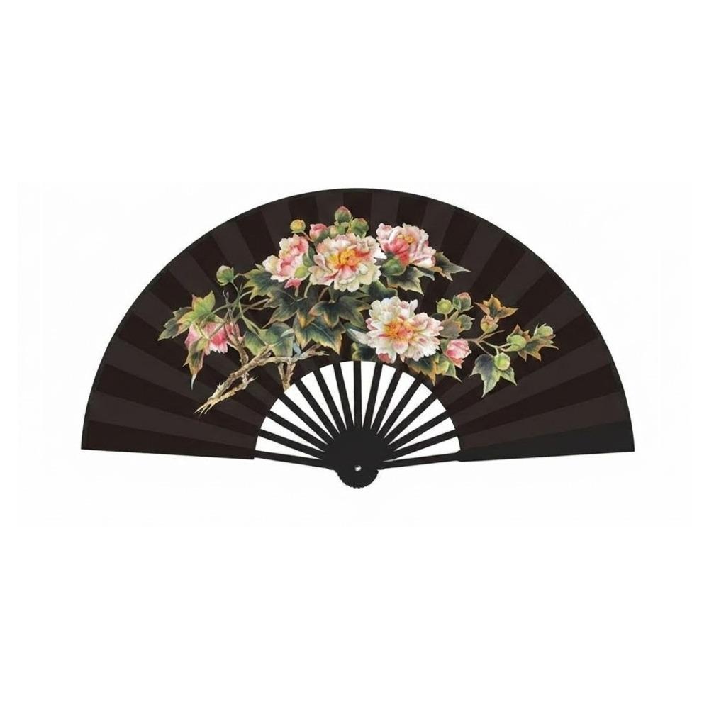 Silk Cloth Folding Handheld Fan Handmade Dance Fan Portable Hand Fans Hanfu Accessories Style 4