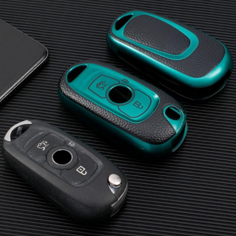 New Design TPU Car Key Case Cover For Opel Vauxhall Astra K Corsa E For Buick Verano ENCORE GX GL6 Folding Keys Shell Accessories