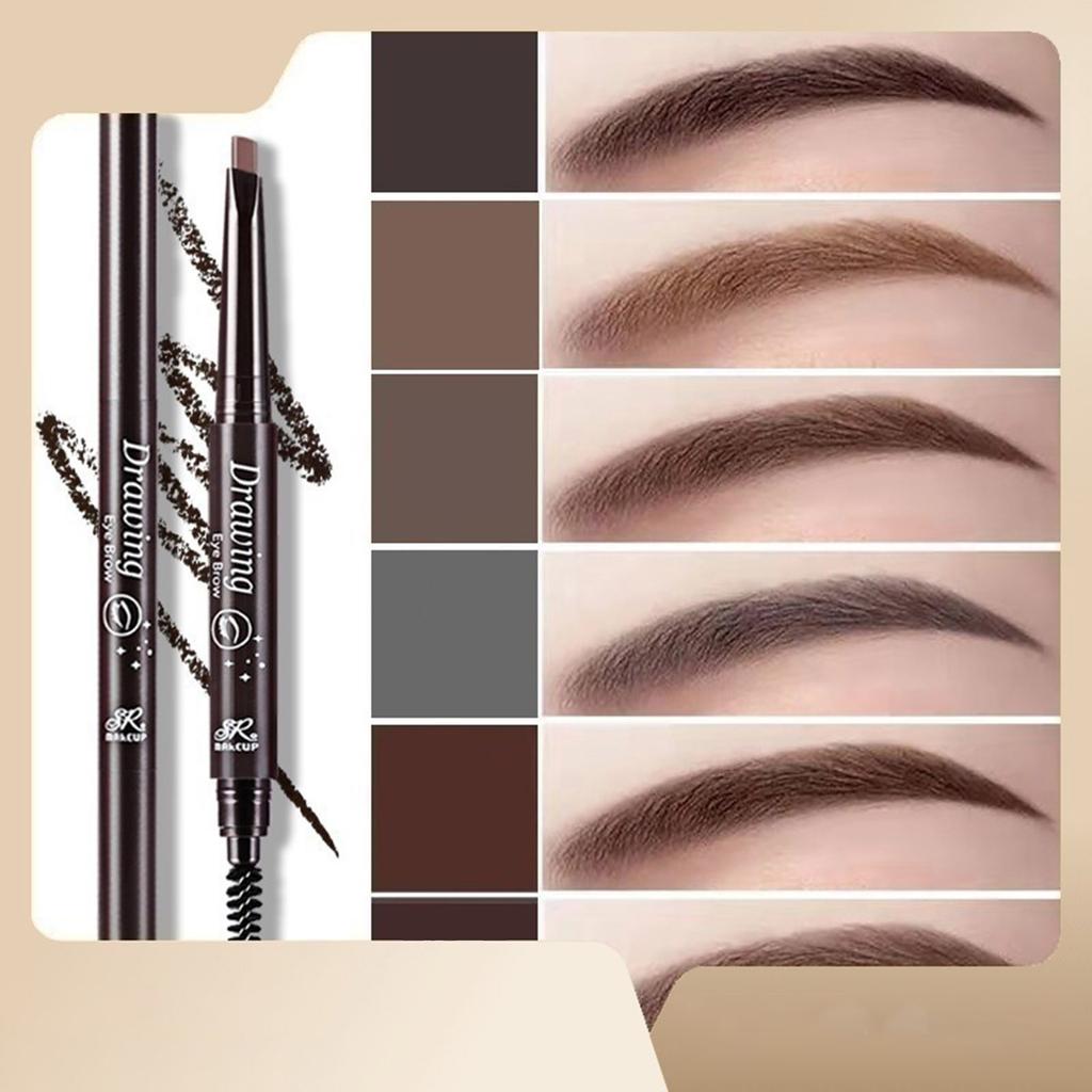 Double-headed Eyebrow Pencil -proof Long Lasting Coloration Eyebrow Pen