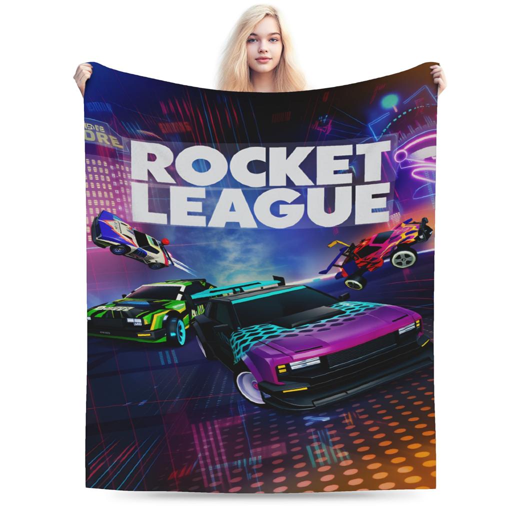 Warm Soft BlanketsKids Adult Camping Rockets Leagues Throw Blanket  Flannel Bedspread For Outdoor Pattern Sofa Bed Cover