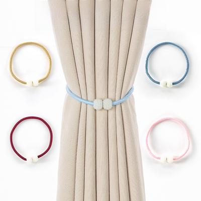 Modern Pearl Magnetic Curtain Tiebacks Decorative Holdbacks No Drilling Required Home Window Treatment Accessories