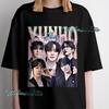 Yunho Shirt, Jeong Yun-ho Vintage Pink Style Print Graphic Design Tee